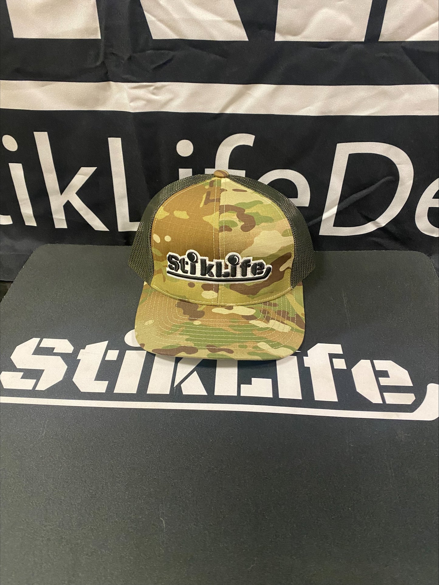 Adjustable Light Camo Snapback Trucker